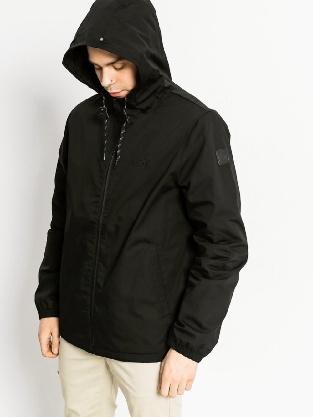 Element Wolfeboro Alder Jacket Flint Black Hooded Wolfeboro Men’s Small